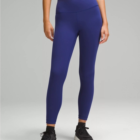 lululemon athletica Pants - Lululemon Wunder Train High-Rise Tight 25", shade blue/larkspur